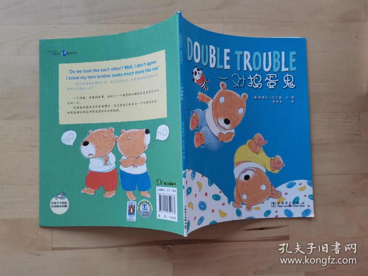 （精美绘本）DOUBLE TROUBLE 一对捣蛋鬼（英汉） 中国电力出版社