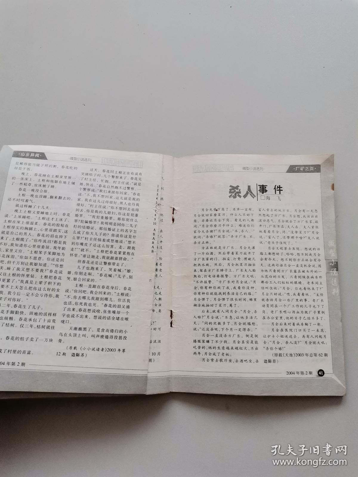 微型小说选刊2004年2