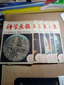 科学画报1984年1至6本合售