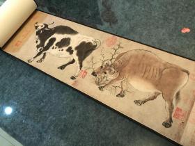 五牛图手卷
画心根据原作复制，宣纸高清印制