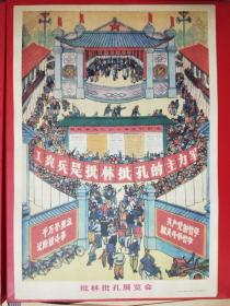 年画 墙贴画 宣传画 展览会 公社大礼堂 
进行到底
工农兵是林批孔的主力军
千万不要忘记阶级斗争
共产党的哲学就是斗争哲学