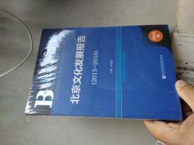 北京文化发展报告（2015～2016）