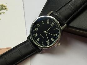 S11 新款爆款 时尚手表 男士女士儿童手表 中心表 真皮带 石英手表 运动表
