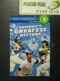 彩色印刷 英文版STEP5  STEP INTO READING ready FOR CHAPTERS BASEBALL'S GREATEST HITTERS 1版1印（51538)