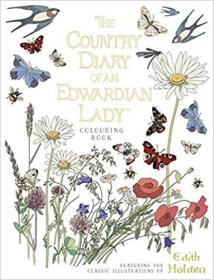 The Country Diary 涂色绘画书  爱德华七世时代的女士图画书的乡村日记 英文原版