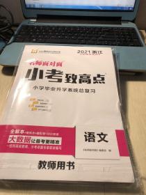 名师面对面小考致高考点 语文教师用书【2021浙江】