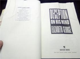 DECEPTION ON HIS MIND 1997年 小16开硬精装 原版英法德意等外文书  图片实拍