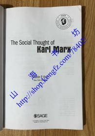 The Social Thought of Karl Marx (Social Thinkers Series) 9781412997843