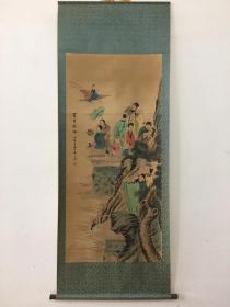 工艺品做旧宣纸高仿字画 百年好合 田俊生 画面美伦 实物拍摄 送礼 自家装饰都档次 
裱好尺寸高X宽-177x70cm
花芯尺寸高X宽-128x60.5cm