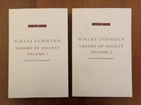 Theory of Society, Volume 1 & 2 （第一、第二卷, 全套两册合售）（实拍书影，国内现货）