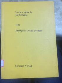 Lecture Notes in Mathematics 1023 Asymptotic Prime Divisors