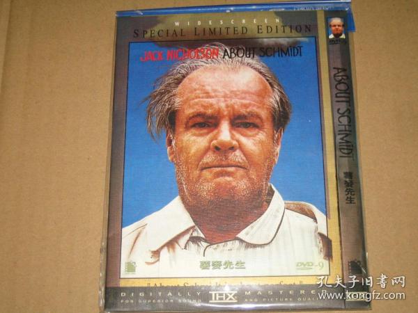 DVD  关于施密特 心的方向 / 薯唛先生 About Schmidt (2002)杰克·尼科尔森 第75届奥斯卡金像奖 最佳男主角(提名)