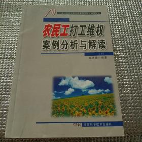 农村常见法律纠纷案例分析与解读丛书：农民工打工维权案例分析与解读