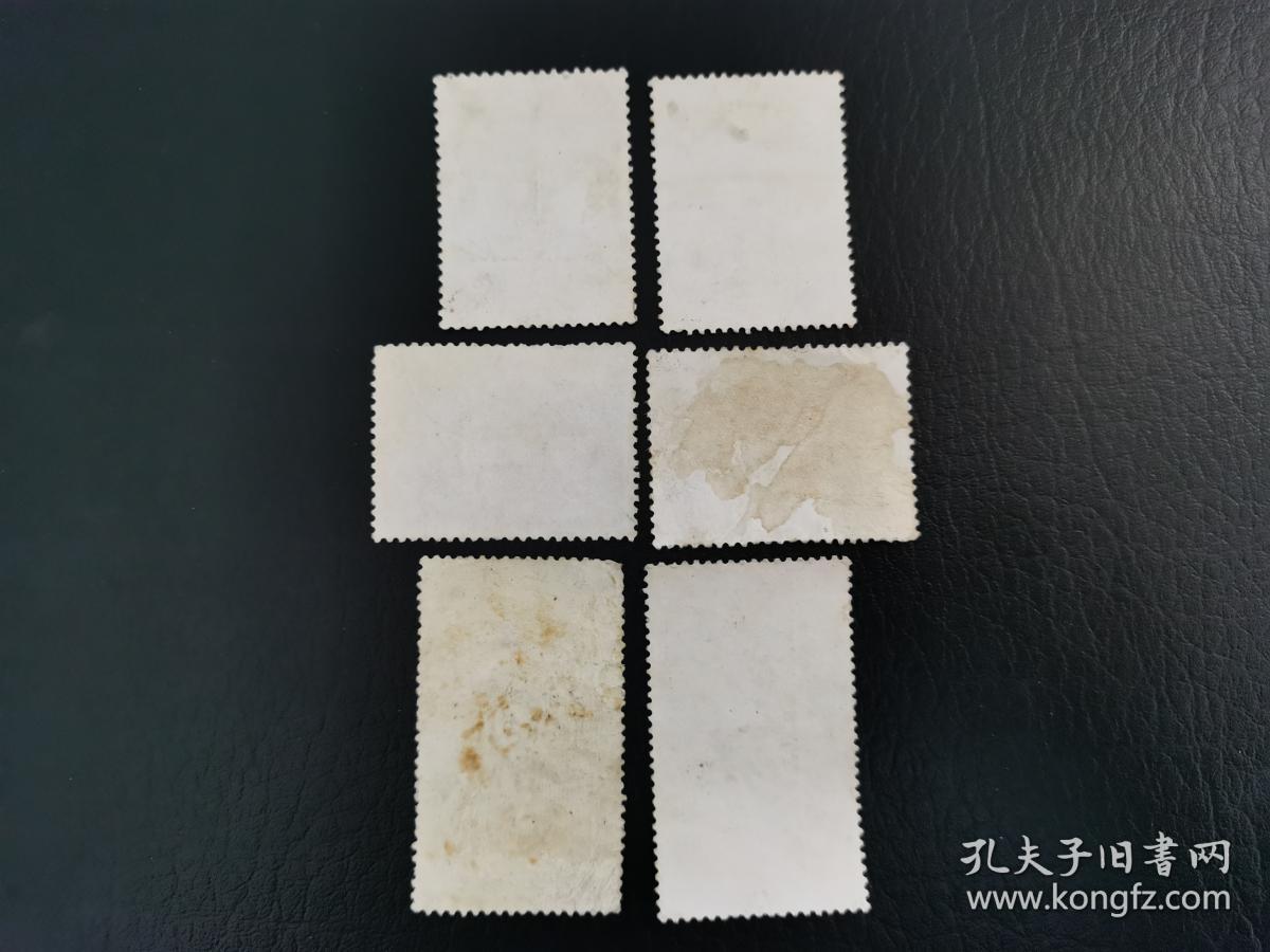 中国邮票（人物）：编号邮票1-6 革命现代京剧《智取威虎山》信销 1套6枚全