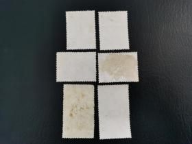 中国邮票（人物）：编号邮票1-6 革命现代京剧《智取威虎山》信销 1套6枚全