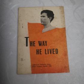 英文版《像他那样生活》（THE WAY HE LIVED）