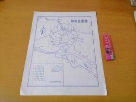地图：（正面：如皋县略图）（背面：如皋县城工厂布局略图）（1983年）