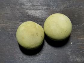 化石球一对