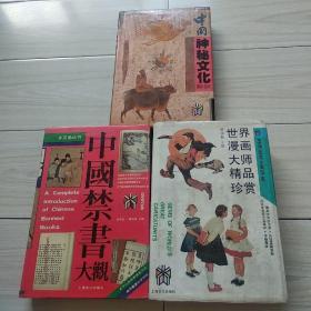 中国禁书大观，中国神秘文化百科知识，世界漫画大师精品珍赏。《五角丛书豪华木》