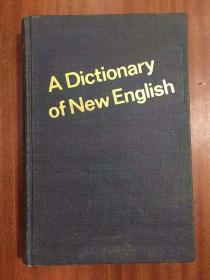 A DICTIONARY OF NEW ENGLISH