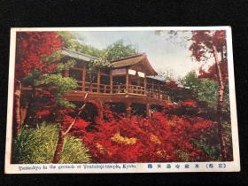 战前日本明信片（京都·东福寺通天桥）