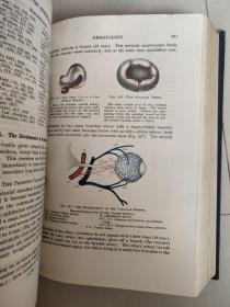 TEXT-BOOK OF OPHTHALMOLOGY I- THE DEVELOPMENT,FORM AND FUNCTION OF THE VISUAL APPARATUS（眼科教科书 卷一，视觉器官的发育形态和机能） 布面精装大16开 厚重 品相较好