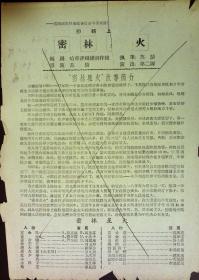 密林星火 剧目表