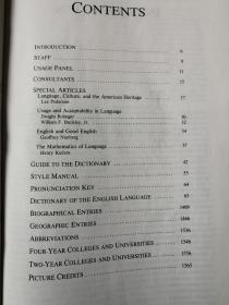 THE AMERICAN HERITAGE DICTIONARY（Second College Edition）美国传统英语词典（第2版/第二大学版）【英文原版 书口带手扣 小16开精装 1985年印刷】