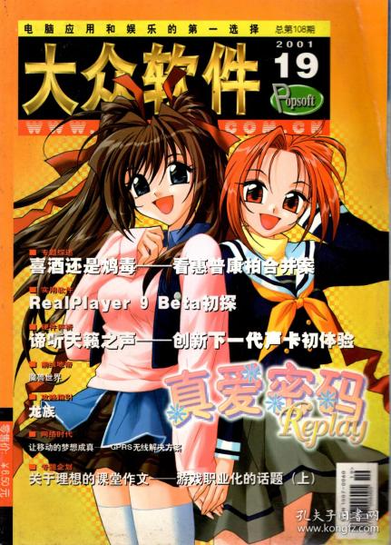 大众软件.2001年第19期总第108期