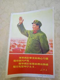 领导我们事业的核心力量是中国共产党~宣传画