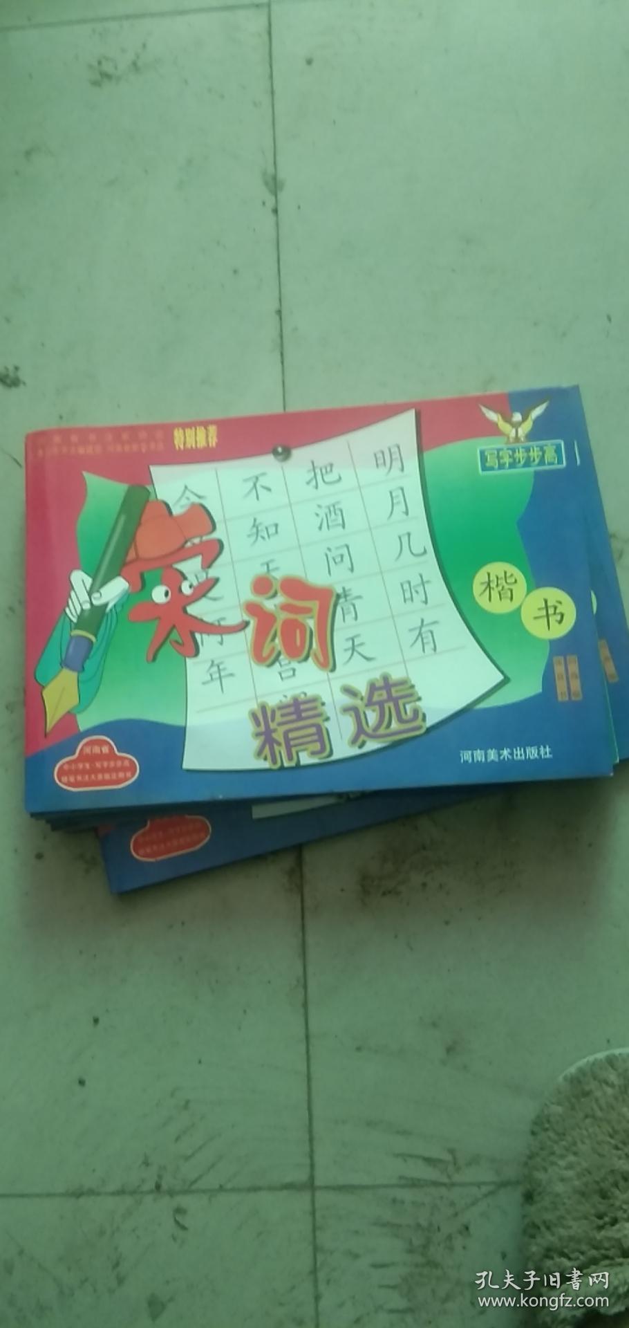 中国书法家协会特别推荐《写字步步高宋词精选--楷书》