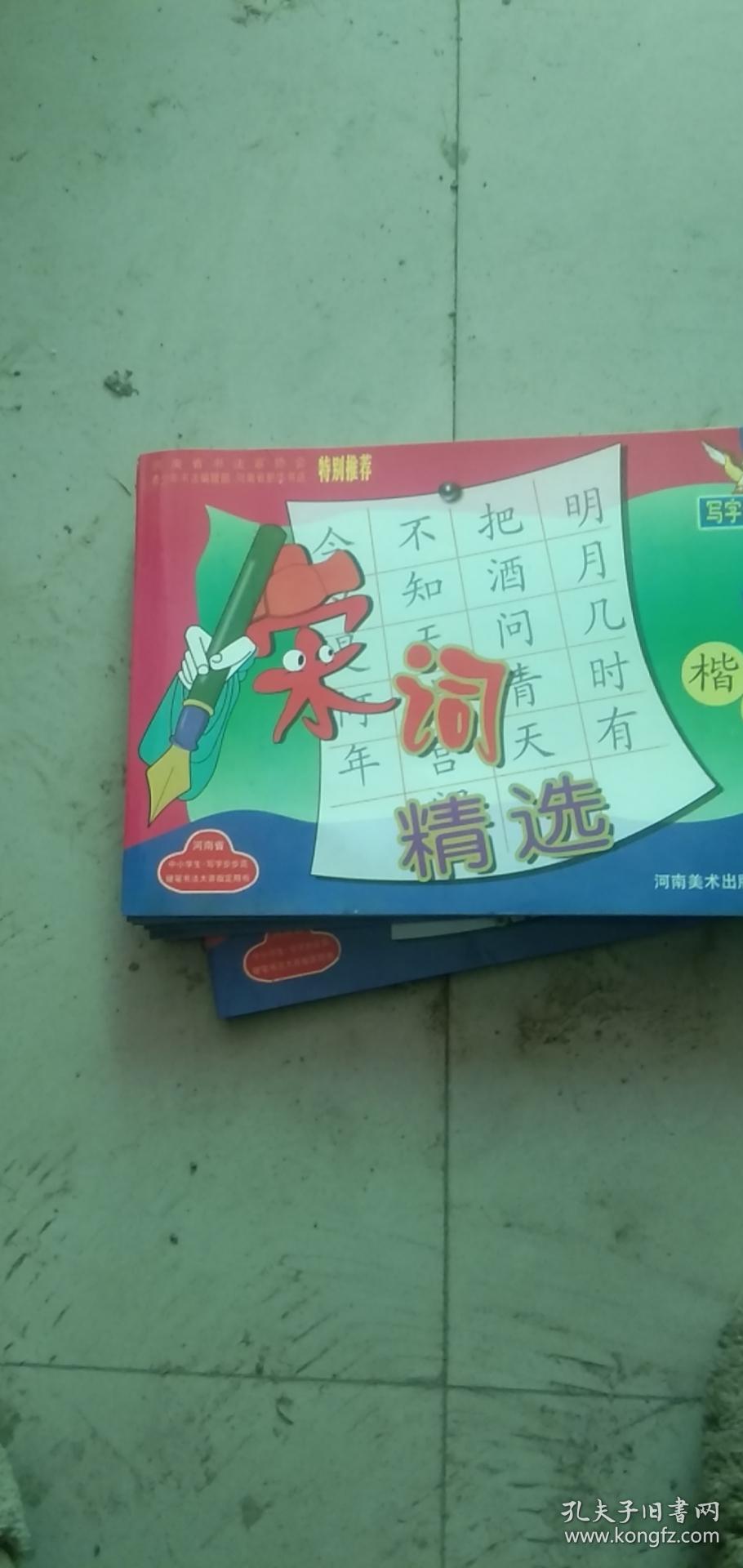 中国书法家协会特别推荐《写字步步高宋词精选--楷书》