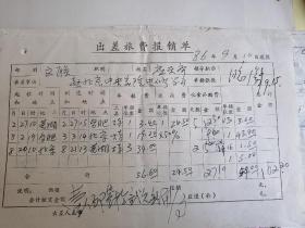 知名徽派版画家应天齐1986年赴北京中央美院进修各种票据近二十张，由芜湖文联主席季汉章签审报，稀有，罕见