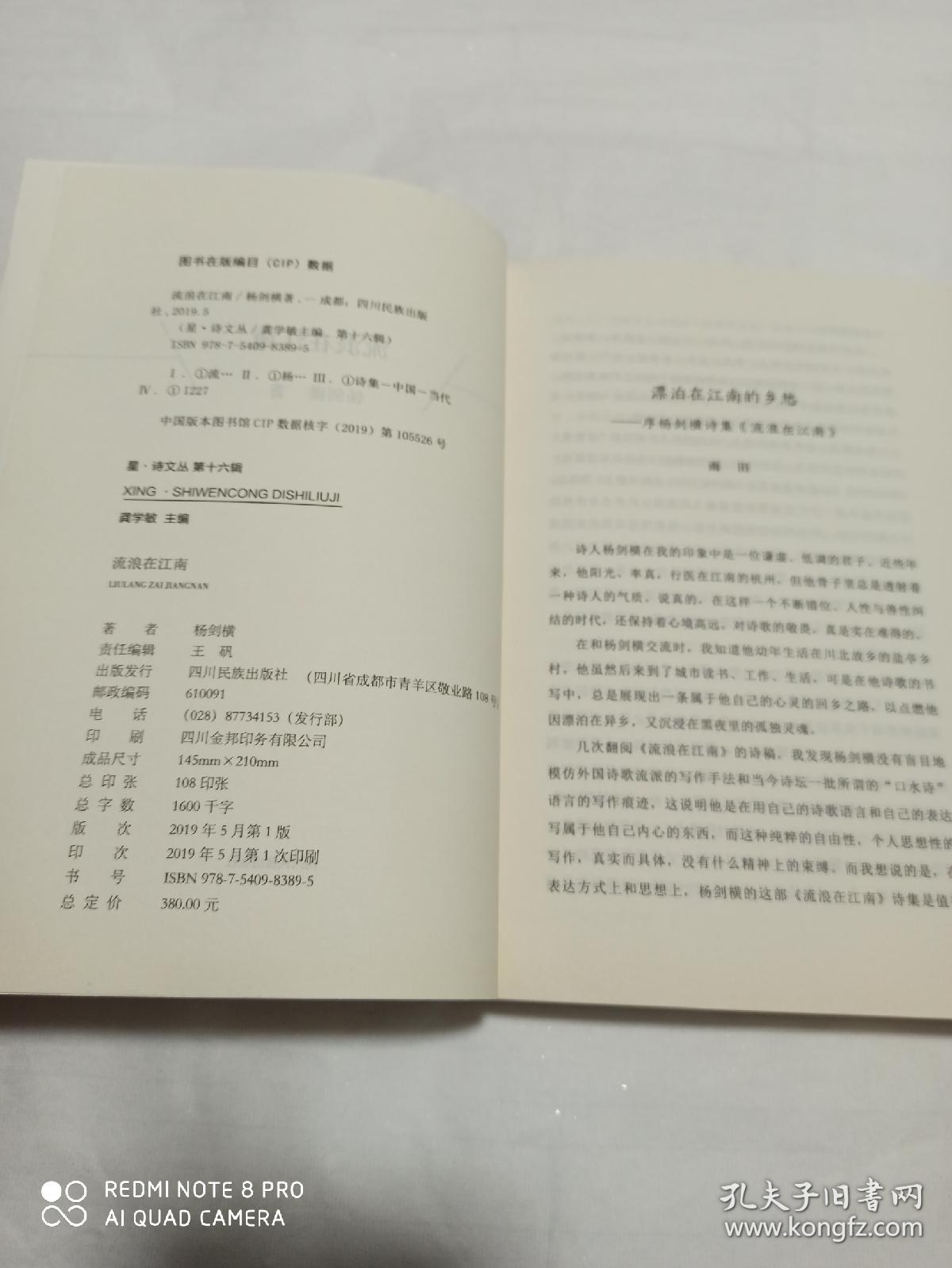 流浪在江南 星.诗文丛第十六辑