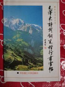 顾仲安书法系列 毛泽东诗词钢笔楷行书字帖 华东理工大学出版社 现货