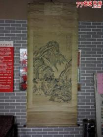 王兰，字芳谷、者香，号槐荫山房，杭州人。久居京师，宫廷画家。山水得元四家之妙。诗书俱佳。山水重笔墨、尚意趣，苍浑入古。对美术理论参悟至深。详《墨香居画识》、《墨林今话》等王兰:清，字芳谷，钱塘（今杭州）人，久居京师。详见《中国美术家人辞典》146页。五尺原装裱