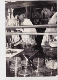 南开大学生物系蒋如璋老师大幅工作照片