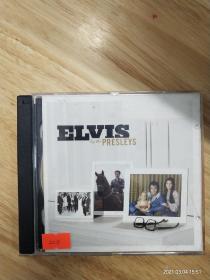 索尼原版唱片:ELVIS《PRESLEYS》双碟装，满银圈，多网唯一，碟面完美。索尼公司原版唱片（IFPIL841）