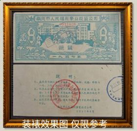 全部120张：1957年的南充市社会福利事业投资公司股票，图案设计很漂亮，使用票，120张380元，适合批发进货零售，平均价刚刚3块多一点点，投资囤货也是不错的东西