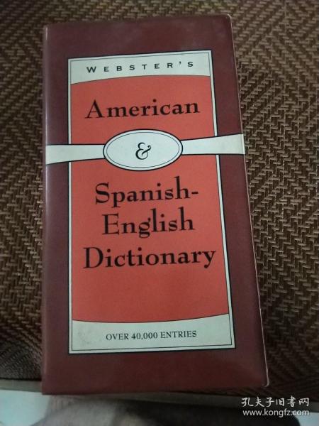 webster's american-spanish english dictionary