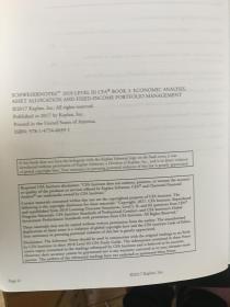 SchweserNotes™ 2018 Level III CFA® Book 3：Economic Analysis, Asset Allocation and Fixed-Income Portfolio Management