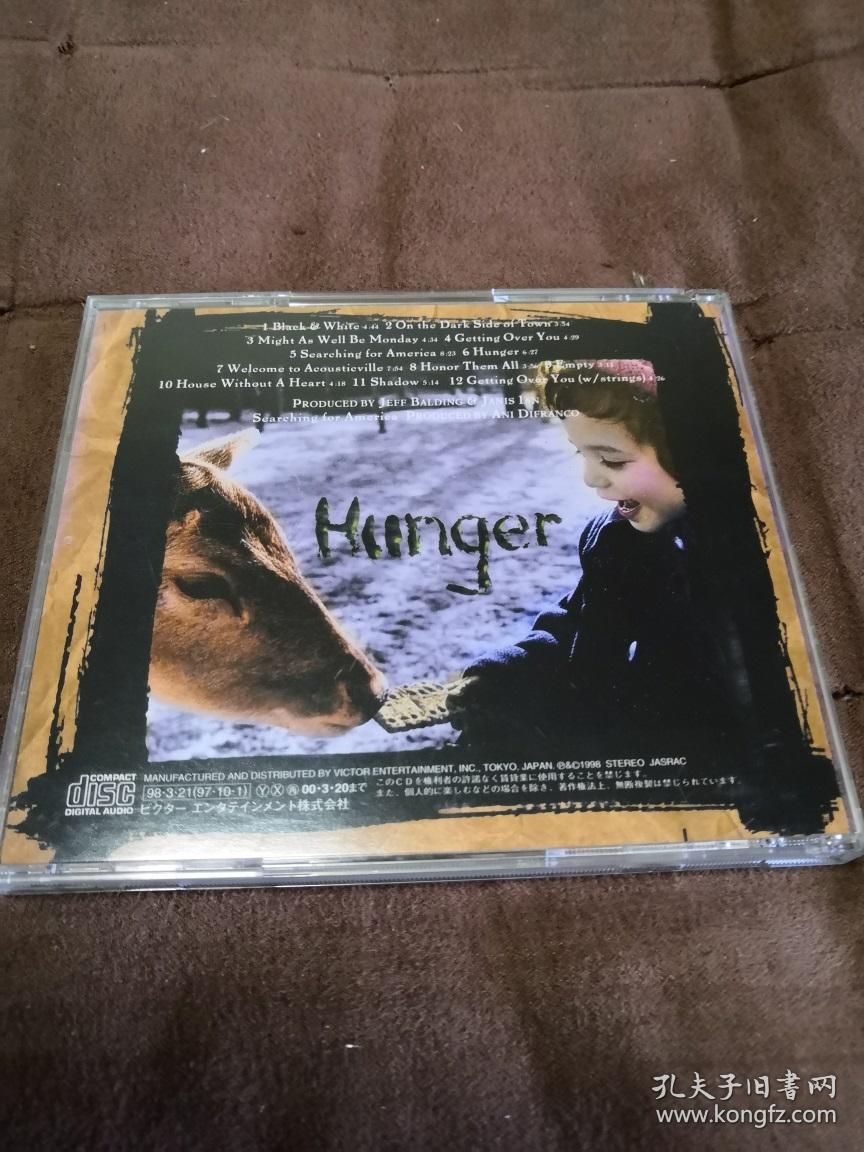 女声天碟 VICTOR  JANIS IAN-Hunger 日JVC长城标首版