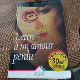 Lettre a un amour perdu