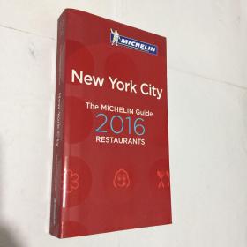 英文原版 MICHELIN Guide 2016 米其林红色餐厅指南 纽约篇  库存书