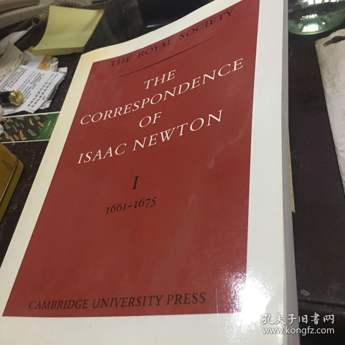The Correspondence of Isaac Newton: Vol. 1 原版--12开巨册
