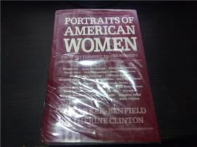 PORTRAITS OF AMERICAN WOMEN 1991年  小16开硬精装 原版英法德意等外文书  图片实拍