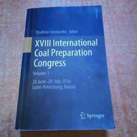 XVIII International Coal Preparation Congress  内页开了请看图