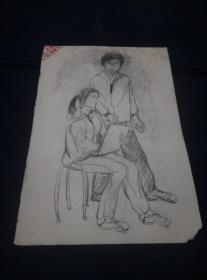 杭州大地画社素描作品