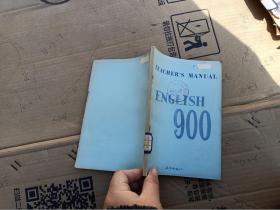 TEACHER'S MANUAL ENGLISH 900