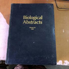 biological abstracts  volume 93  1992生物文摘第   第93卷【馆藏  精装  英文原版】自然旧泛黄